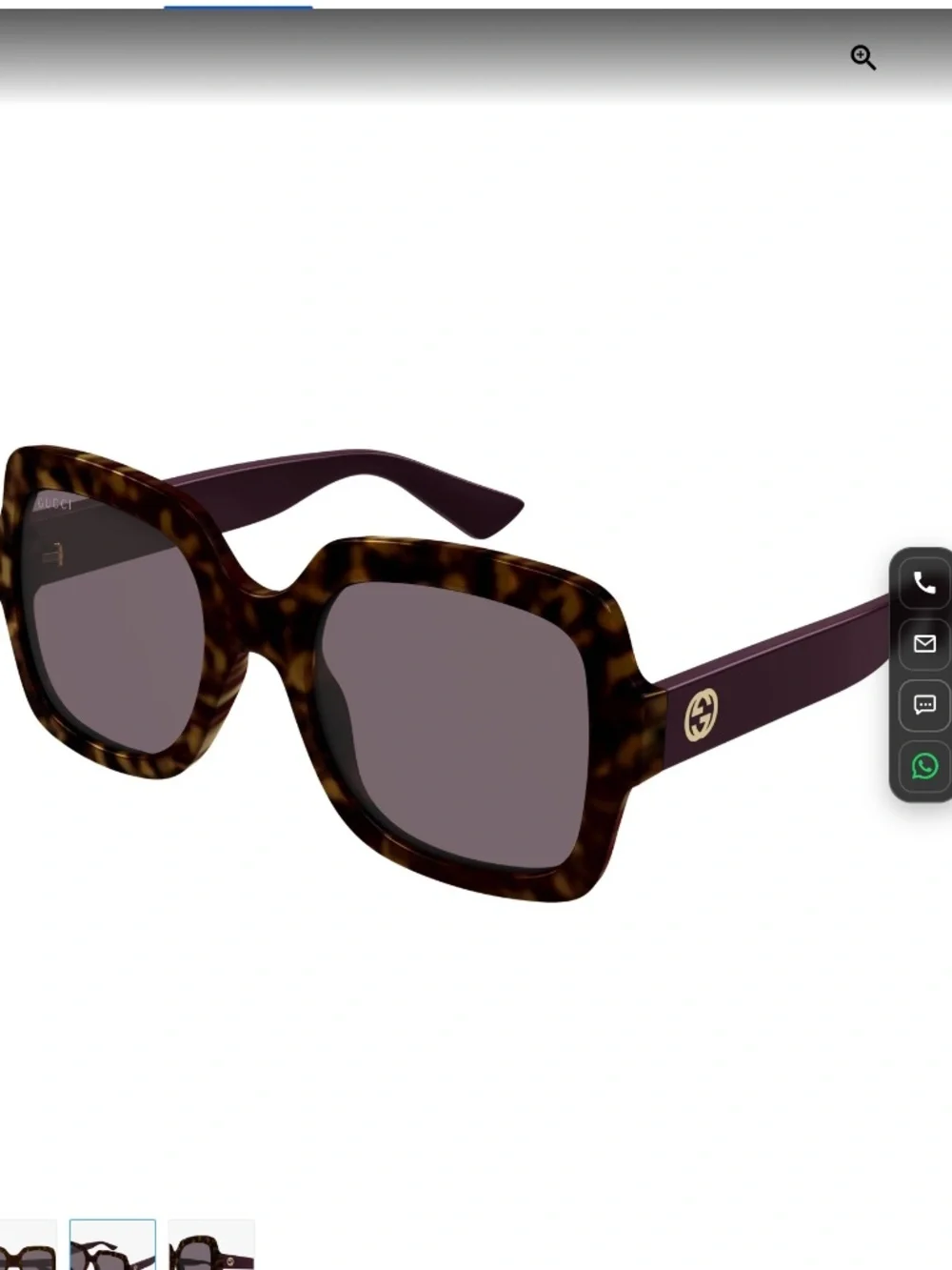 Sunglasses Gucci GG1337S - 009 - HAVANA (SHINY DARK HAVANA)